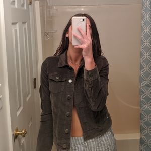 Gray/Brown Corduroy Jacket